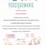 podziekowanie